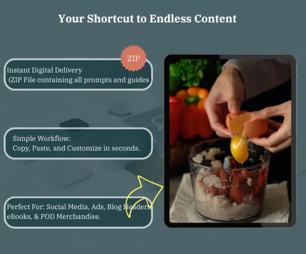 The Process 70+ Nano Banana Prompts – The Ultimate AI Prompts Bundle for Unique Content & PLR Success
