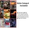 Categories & Variety 200 Ultimate Aesthetic Midjourney Prompts – The Final Creative Vault (PLR)