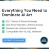 The Final Value Proposition 200 Ultimate Aesthetic Midjourney Prompts – The Final Creative Vault (PLR)